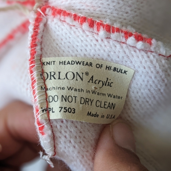 ORLON Acrylic  Beanie Winter Ski Christmas Hat - Picture 3 of 3